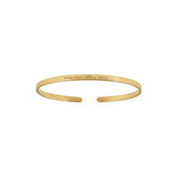 Iamjai Tekst Armband Gouden Bangle 