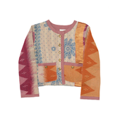 Vintage Kantha Jasje Kleurrijk