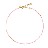 koord ketting lichtroze