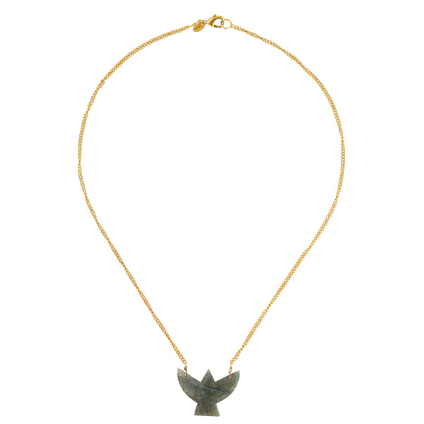 labradoriet vogel ketting