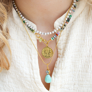 multi edelstenen ketting