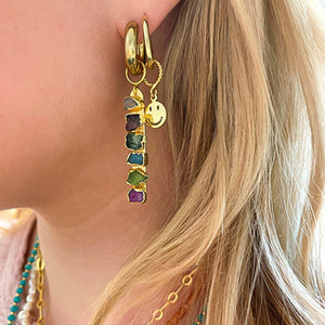 Multi Ruwe Edelstenen Hanger