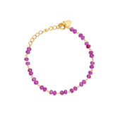 Paarse Jade Kettel Armband