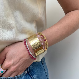 Robijn Bangle Goud Edelsteen