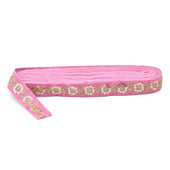 roze fluwelen kerst lint