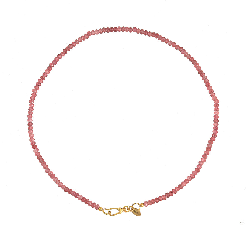 ruby jade edelstenen ketting