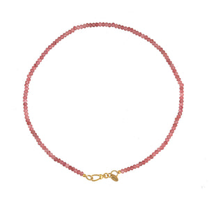 ruby jade edelstenen ketting