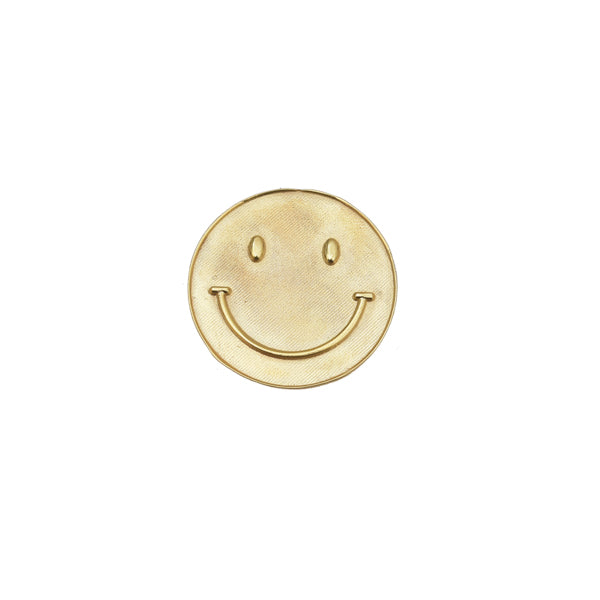 Smiley Broche Goud