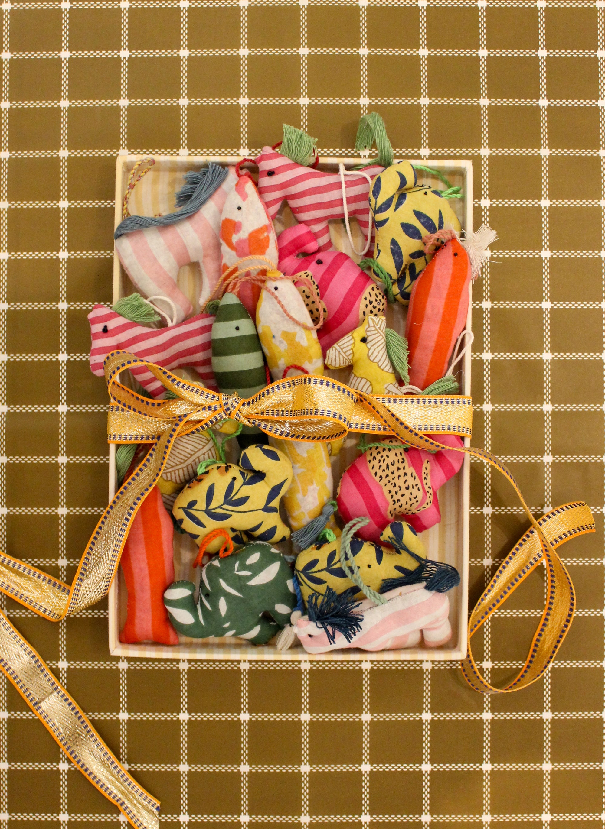 stoffen decoratie diertjes