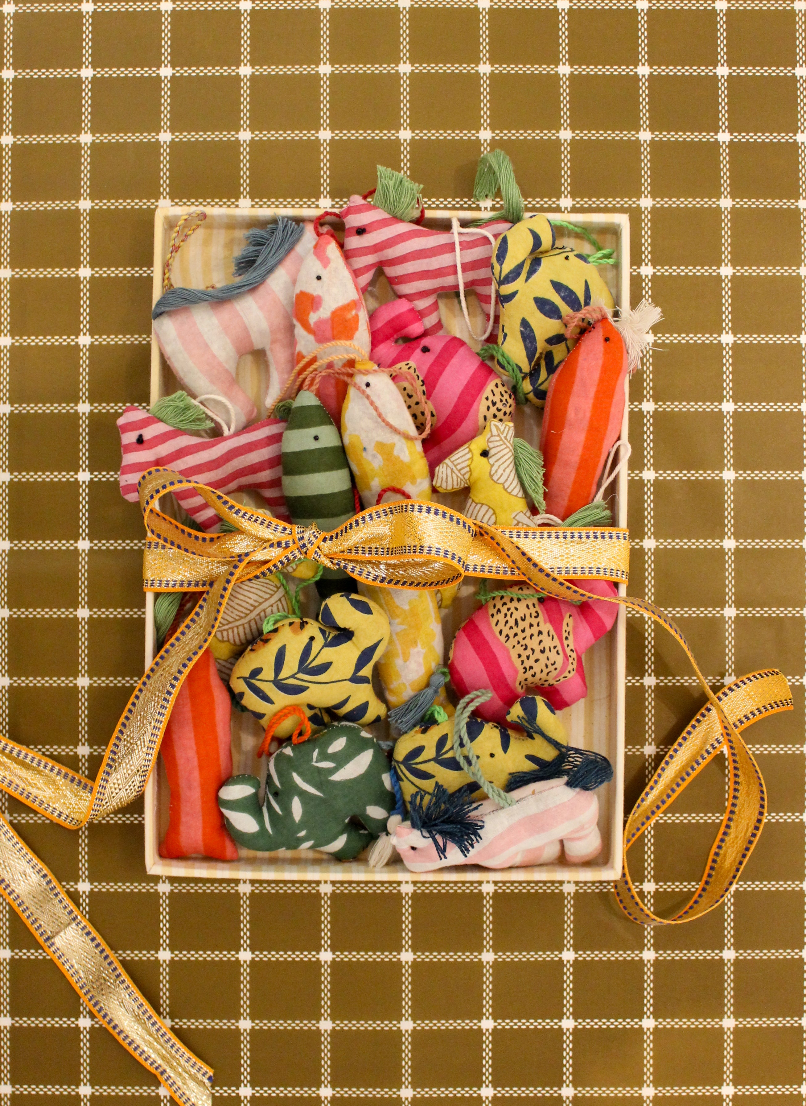 stoffen decoratie diertjes