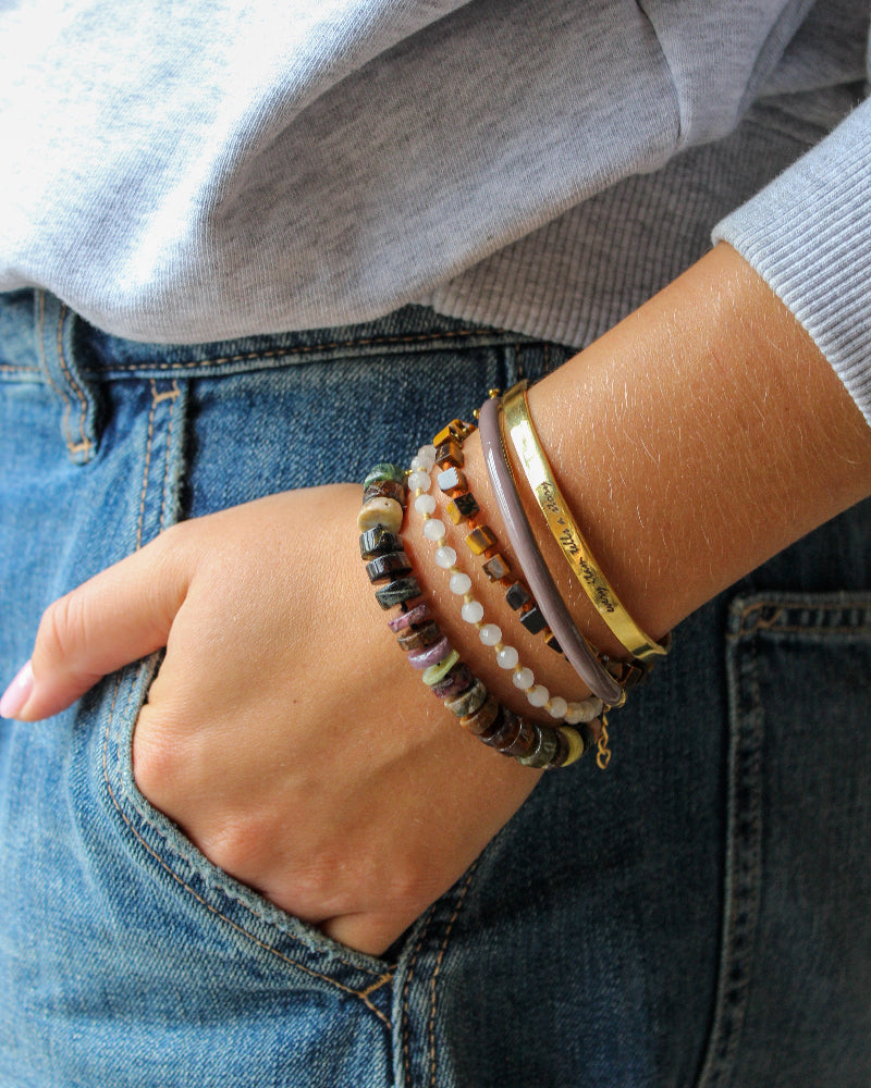 tijgeroog blokjes armband every item tells a story bangle tijgeroog armband bangle 