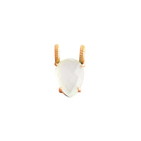 witte jade duppel bedel