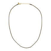 zwart koordje met slotje