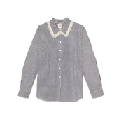 Zwart Wit Gestreepte Blouse