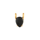 zwarte onyx druppel bedel